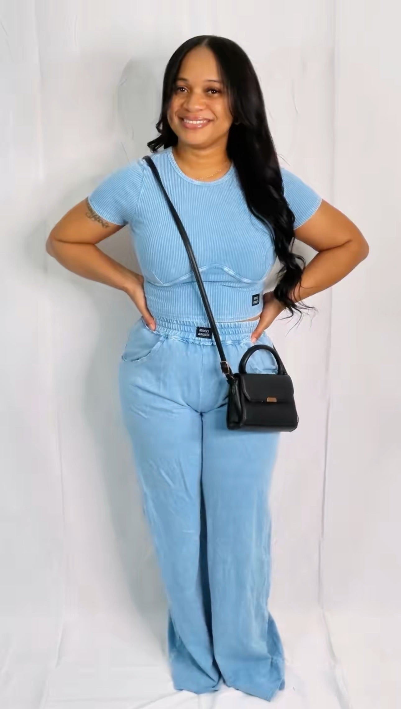 Mineral Wash Pants Set