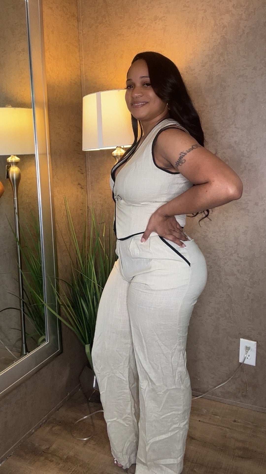 Amber 2 Piece Linen Set