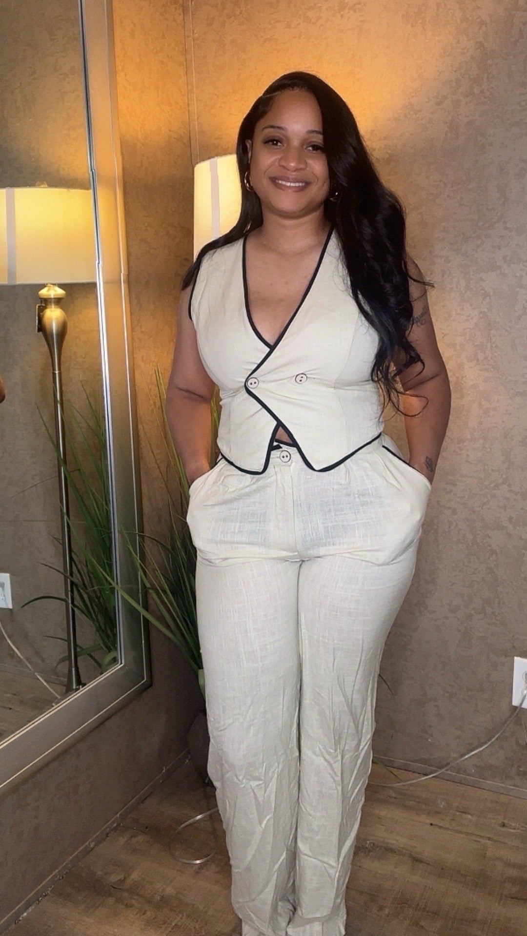 Amber 2 Piece Linen Set