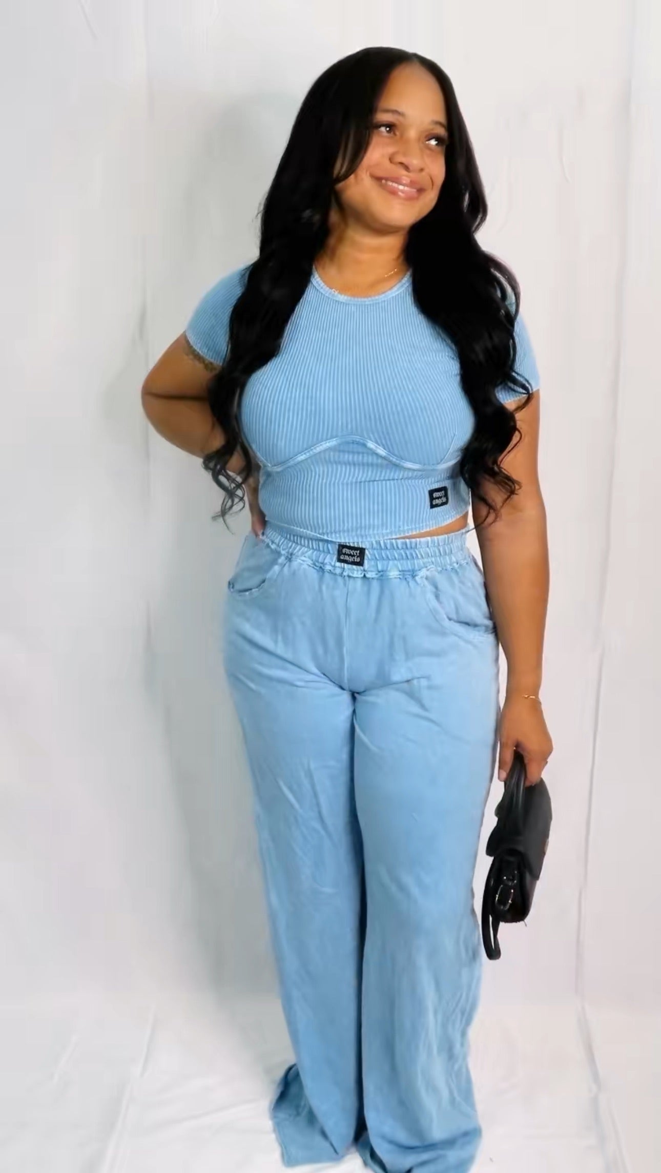 Mineral Wash Pants Set