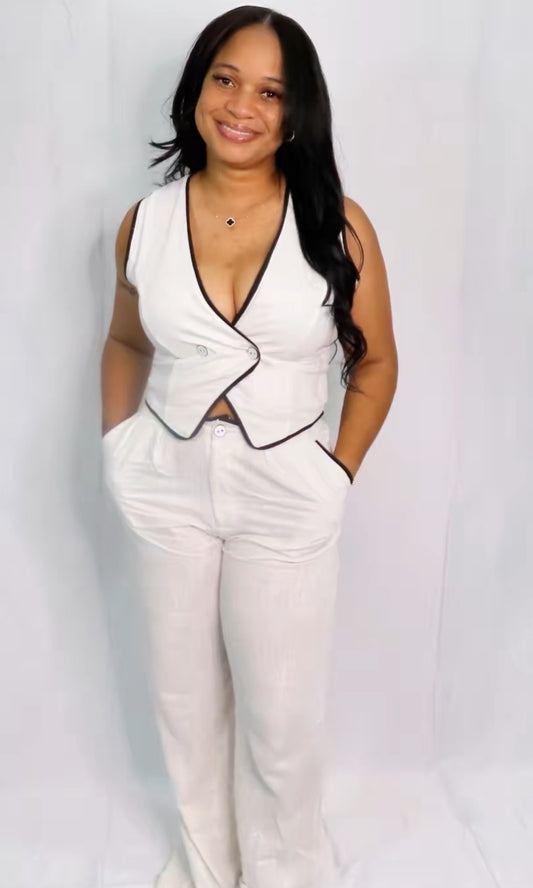 Amber 2 piece Linen set