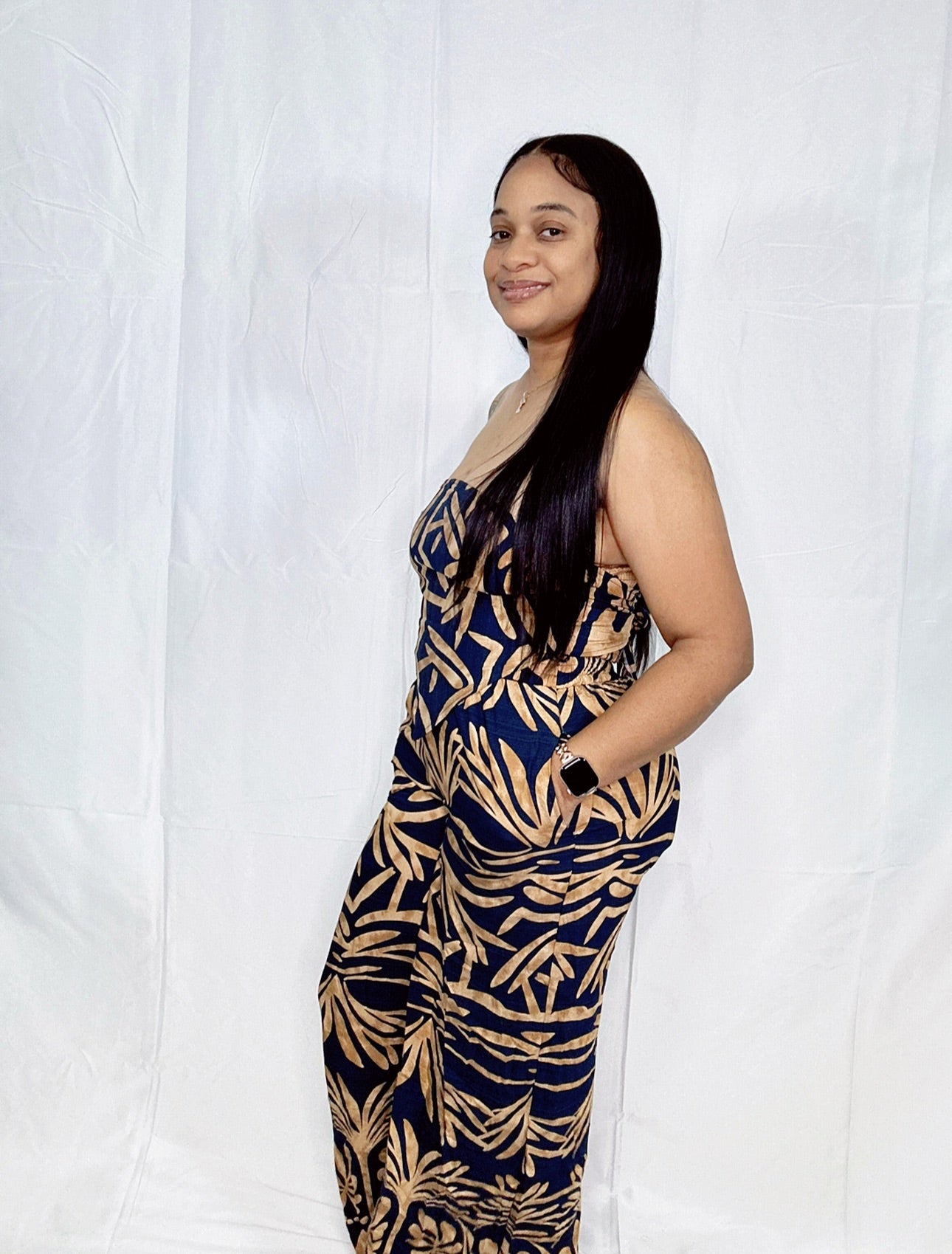 Classy Tube Top Set (Navy)