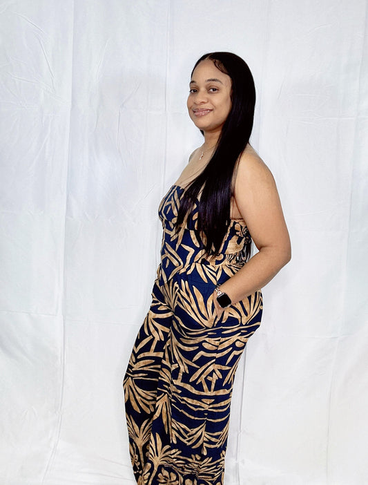 Classy Tube Top Set (Navy)