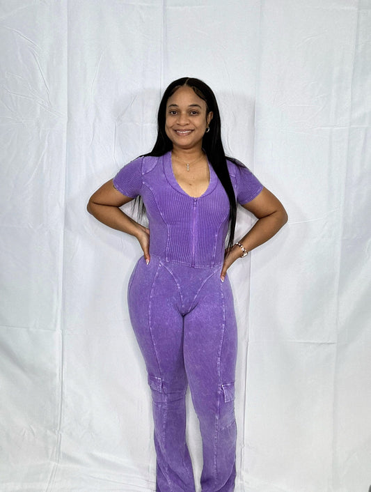 Ribbed Violet Set